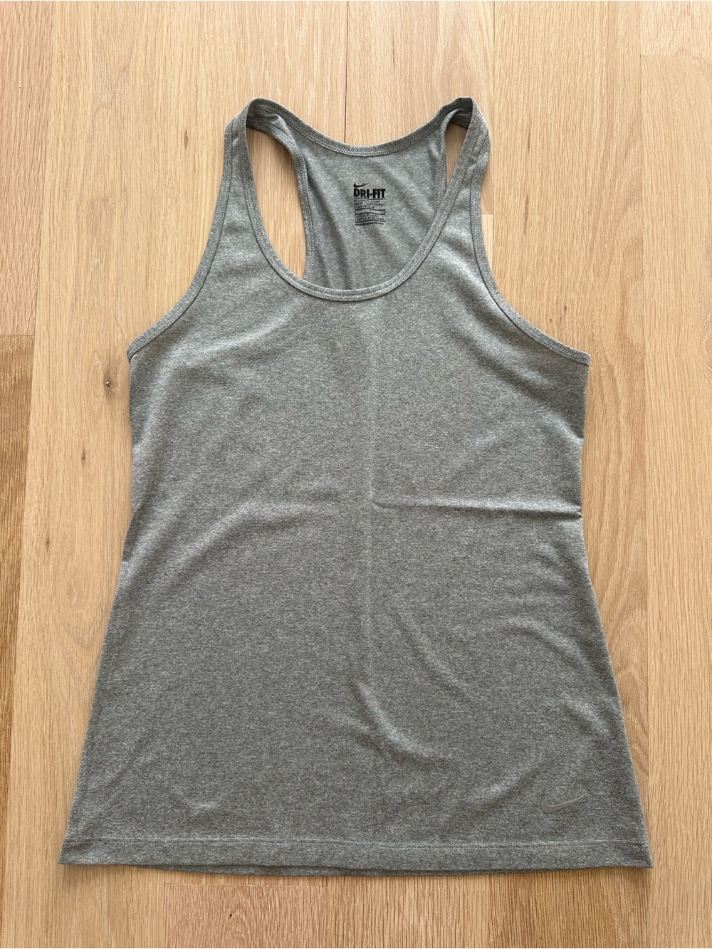 NIKE -  Women's Heather Gray Racerback Tank - Size small